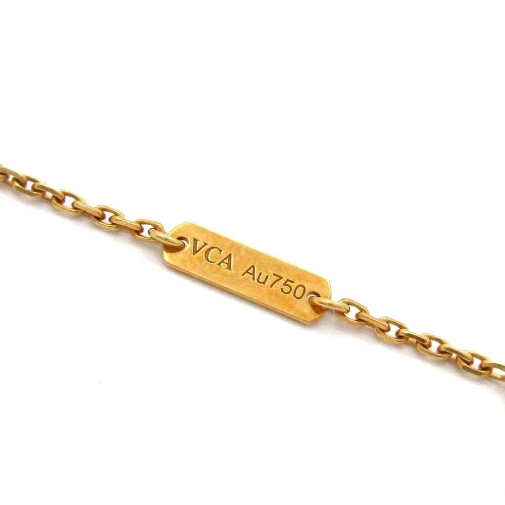 Van Cleef & Arpels Vintage Alhambra Necklace VCARD38500 18K Yellow Gold - Picture 5 of 6